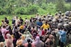 കോഴിക്കോട് അറവ് മാലിന്യ സംസ്കരണ കേന്ദ്രത്തിനെതിരായ പ്രതിഷേധത്തിൽ സംഘർഷം; തീയിട്ടു; കല്ലേറിൽ SPക്ക് പരിക്ക്