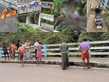 തുഷാരഗിരി പാലത്തിൽ നിന്നുള്ള ദൃശ്യം