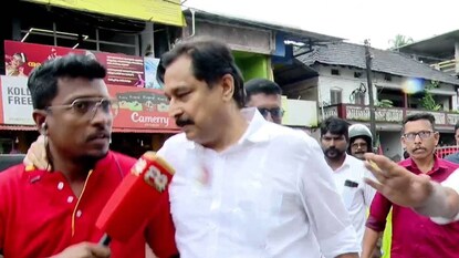 പ്രകോപിതനായി മന്ത്രി പ്രകോപിതനായി മന്ത്രി