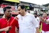 മെസിയേക്കുറിച്ച് ചോദിച്ചപ്പോള്‍ പ്രകോപിതനായി മന്ത്രി അബ്ദുറഹിമാൻ; ചാനല്‍ മൈക്കുകള്‍ തട്ടിത്തെറിപ്പിച്ചു