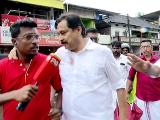 പ്രകോപിതനായി മന്ത്രി പ്രകോപിതനായി മന്ത്രി