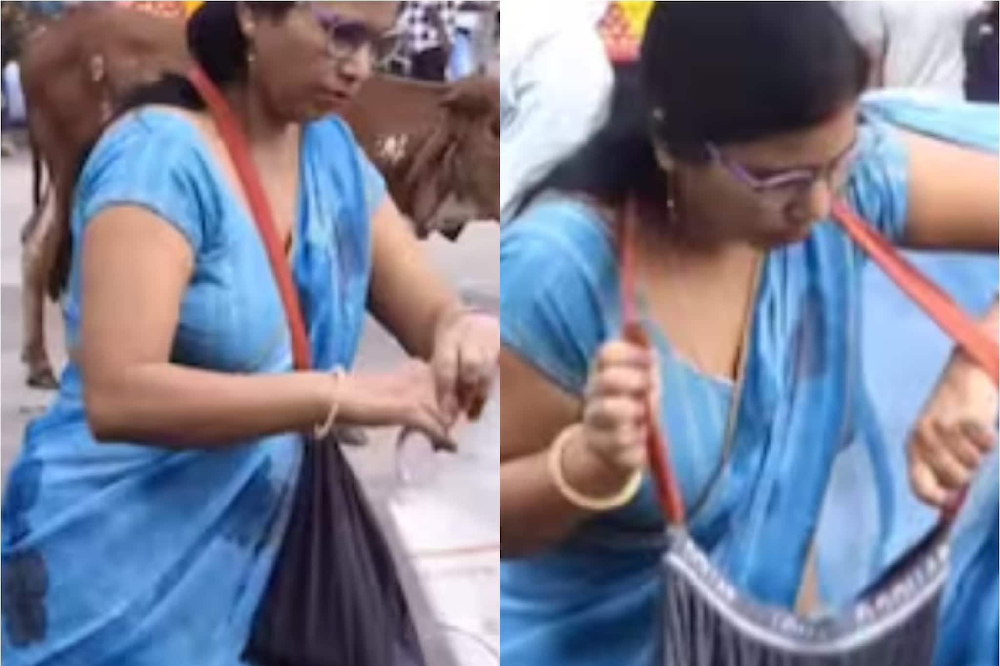 പുരുഷൻമാരുടെ അടിവസ്ത്രം പച്ചക്കറി വാങ്ങാനുള്ള ബാഗാക്കി വീട്ടമ്മ; ഇങ്ങനെയെങ്കിലും ഉപകാരമാകുമല്ലോയെന്ന് സോഷ്യല്‍ മീഡിയ