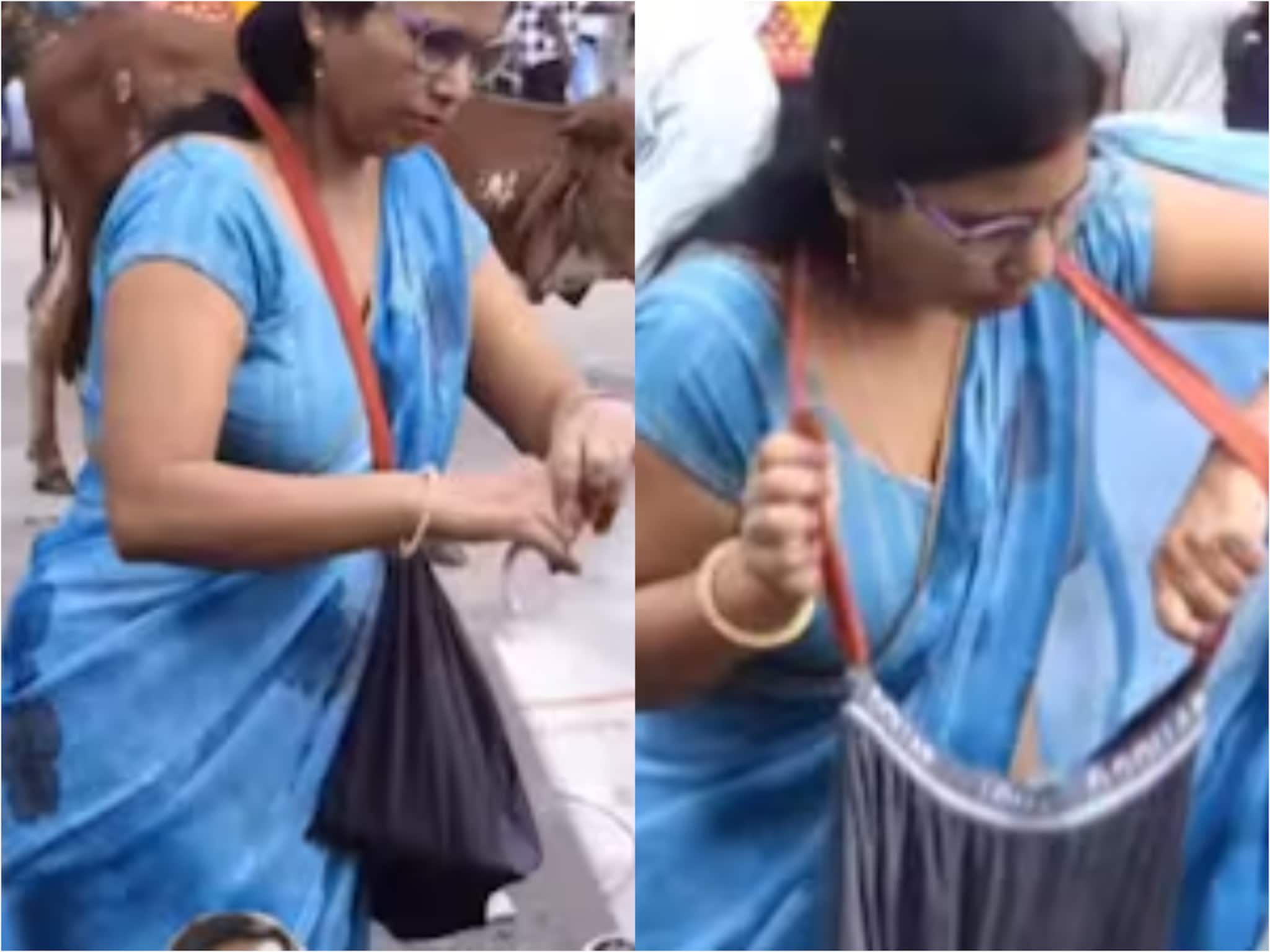 പുരുഷൻമാരുടെ അടിവസ്ത്രം പച്ചക്കറി വാങ്ങാനുള്ള ബാഗാക്കി വീട്ടമ്മ; ഇങ്ങനെയെങ്കിലും ഉപകാരമാകുമല്ലോയെന്ന് സോഷ്യല്‍ മീഡിയ