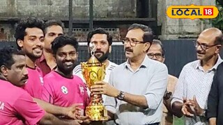 ജഡ്ജി കെ.ടി. നിസാര്‍ അഹമ്മദ് വിജയികൾക്ക് ട്രോഫി സമ്മാനിച്ചു 