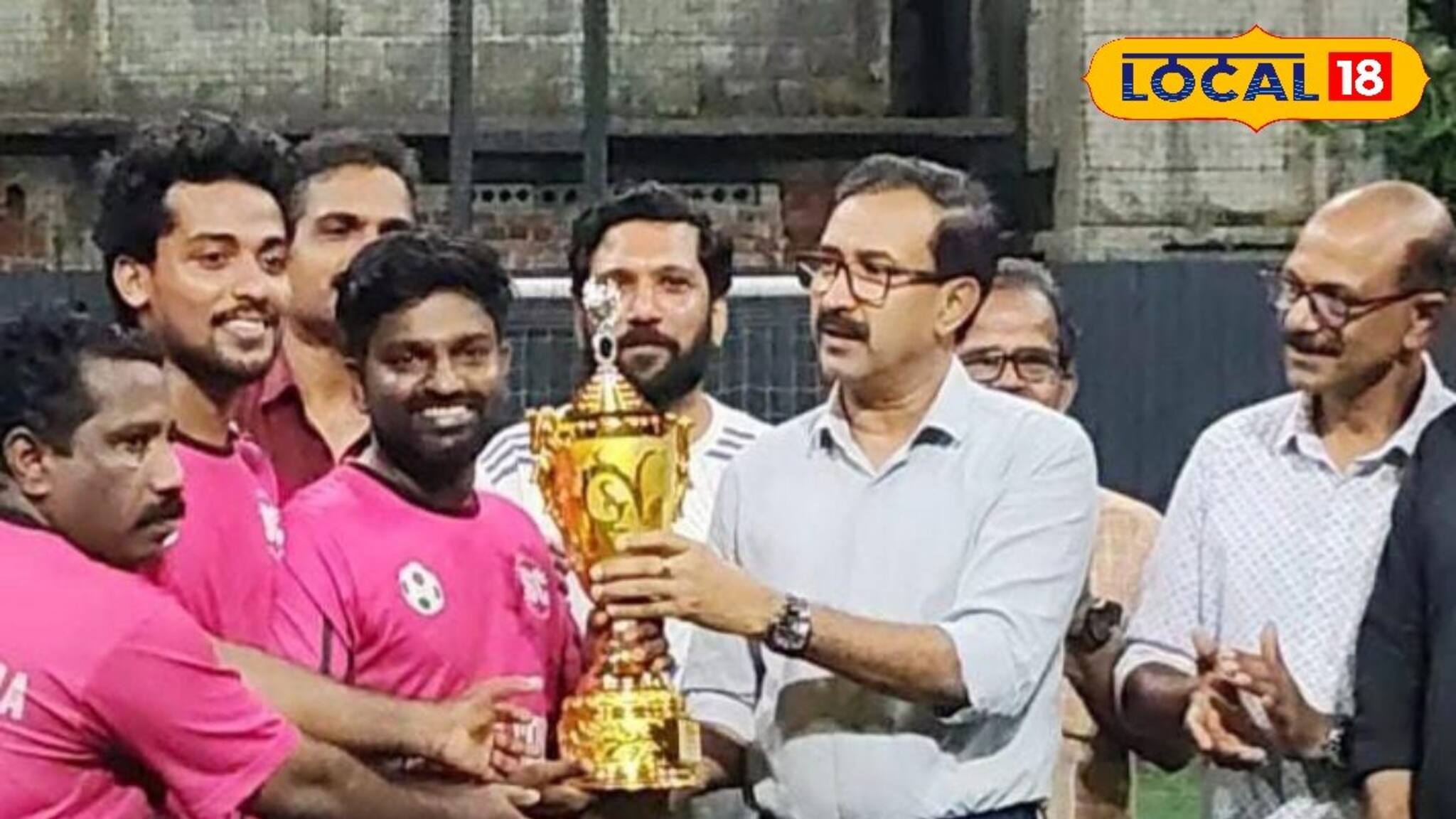 ജുഡീഷ്യൽ സ്റ്റാഫ് സെവൻസ് ഫുട്ബോൾ; വാശിയേറിയ പോരാട്ടത്തിനൊടുവിൽ കപ്പടിച്ച് തലശ്ശേരി