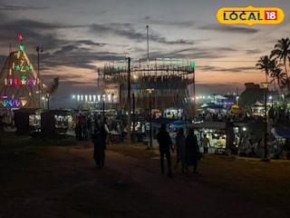 ശങ്കുമുഖത്തിന്റെ രാത്രികാല ചിത്രം