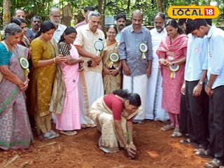 പച്ചത്തുരുത്ത് കൊയിലാണ്ടി ചെയർപേഴ്സൺ സുധ കിഴക്കേപ്പാട്ട്  ഉദ്ഘാടനം ചെയ്യുന്നു 