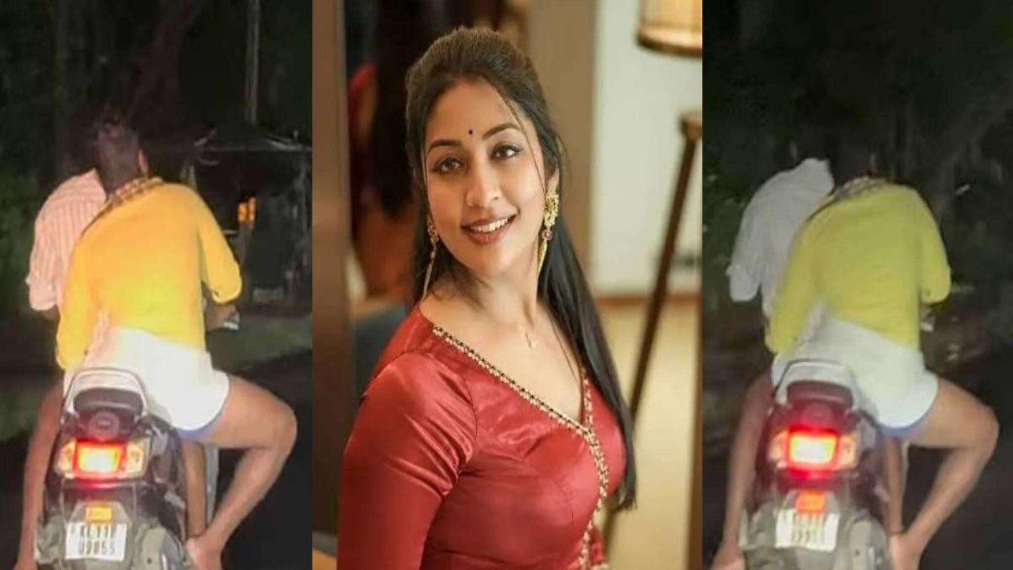 ഹെൽമറ്റില്ല; മദ്യപിച്ച് നിയന്ത്രണമില്ലാതെ വണ്ടിയോടിക്കുന്നു: ബൈക്ക് യാത്രക്കാരുടെ വീഡിയോ പങ്കുവച്ച് നവ്യ നായർ