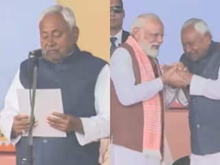 നിതീഷ് കുമാർ മുഖ്യമന്ത്രിയായി സത്യപ്രതിജ്ഞ ചെയ്യുന്നു നിതീഷ് കുമാർ മുഖ്യമന്ത്രിയായി സത്യപ്രതിജ്ഞ ചെയ്യുന്നു