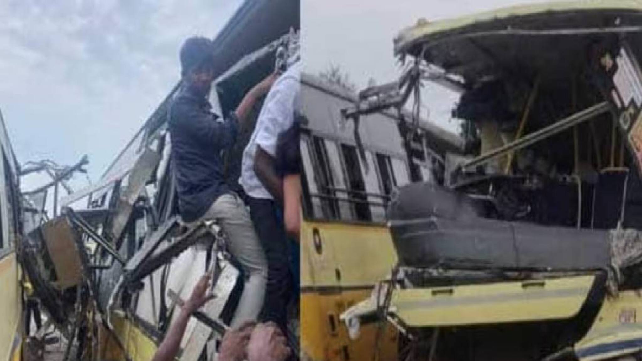 തമിഴ്നാട്ടിൽ സർക്കാർ ബസുകൾ നേർക്കു നേരെ കൂട്ടിയിടിച്ച് 11 മരണം; 20ലേറെ പേർക്ക് പരിക്ക്