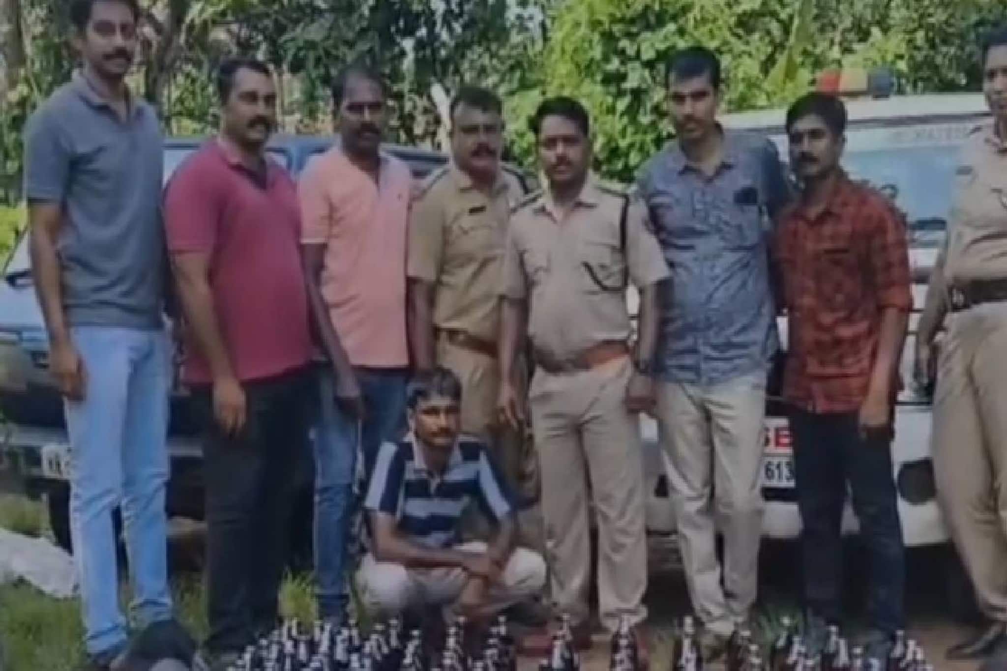 102 ലിറ്റർ വിദേശ മദ്യവുമായി സെലിബ്രേഷൻ സാബു പിടിയിൽ