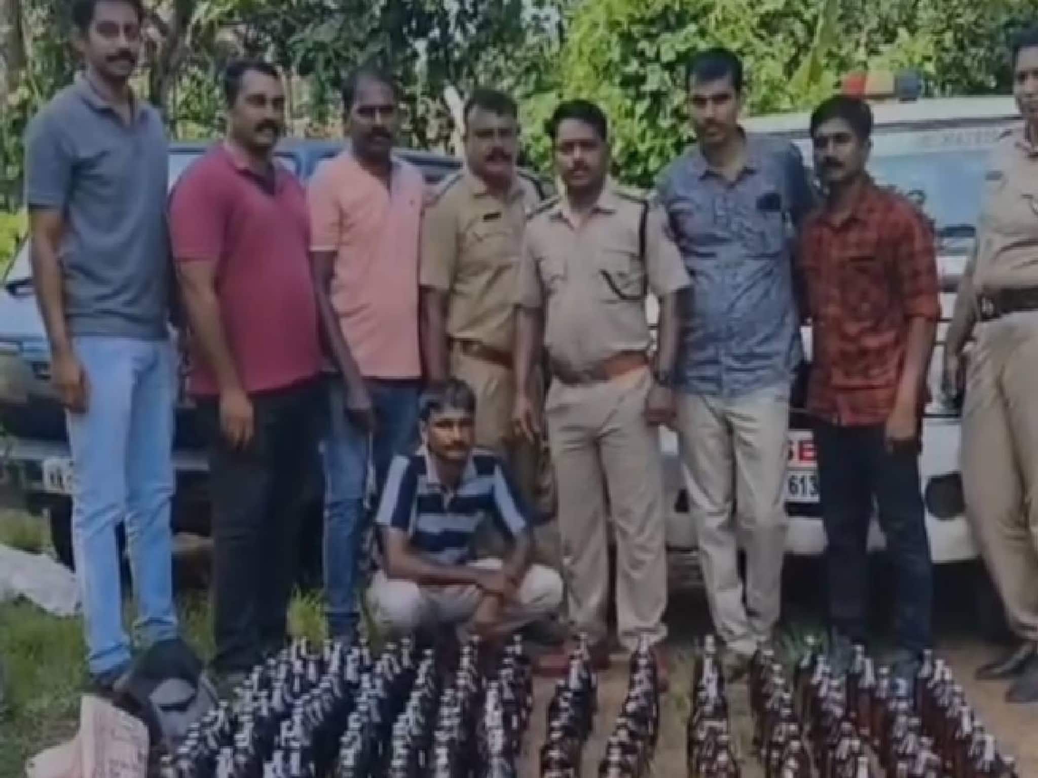 102 ലിറ്റർ വിദേശ മദ്യവുമായി സെലിബ്രേഷൻ സാബു പിടിയിൽ