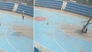 അപകടത്തിന്റെ സിസിടിവി ദൃശ്യം (Video screengrabs/Social Media)