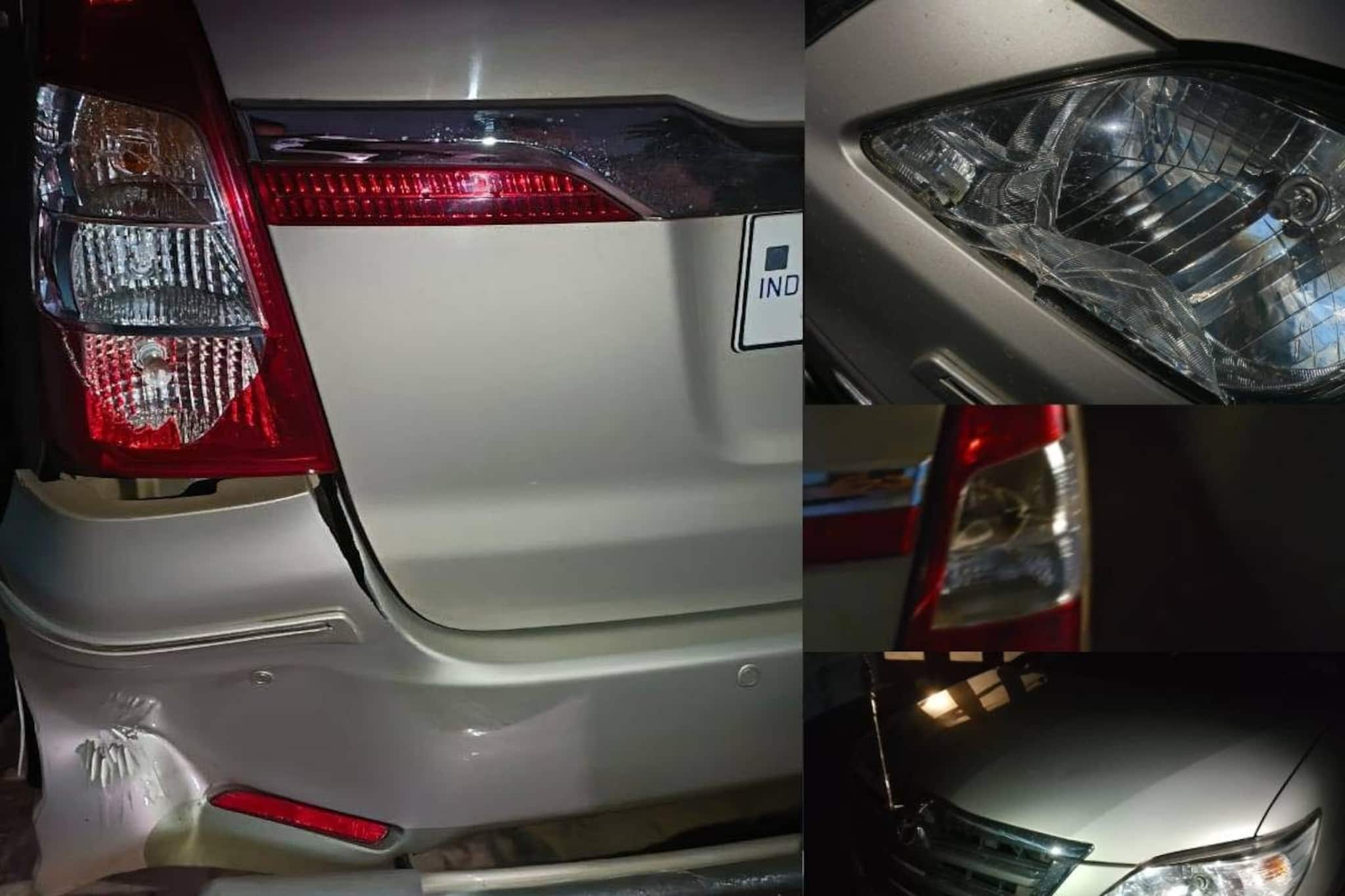 മൂവാറ്റുപുഴയില് ബിഷപ്പിന്റെ കാറിനുനേരെ ആക്രമണം; ഹെഡ് ലൈറ്റ് അടിച്ചുതകര്ത്തു മൂവാറ്റുപുഴയില് ബിഷപ്പിന്റെ കാറിനുനേരെ ആക്രമണം; ഹെഡ് ലൈറ്റ് അടിച്ചുതകര്ത്തു