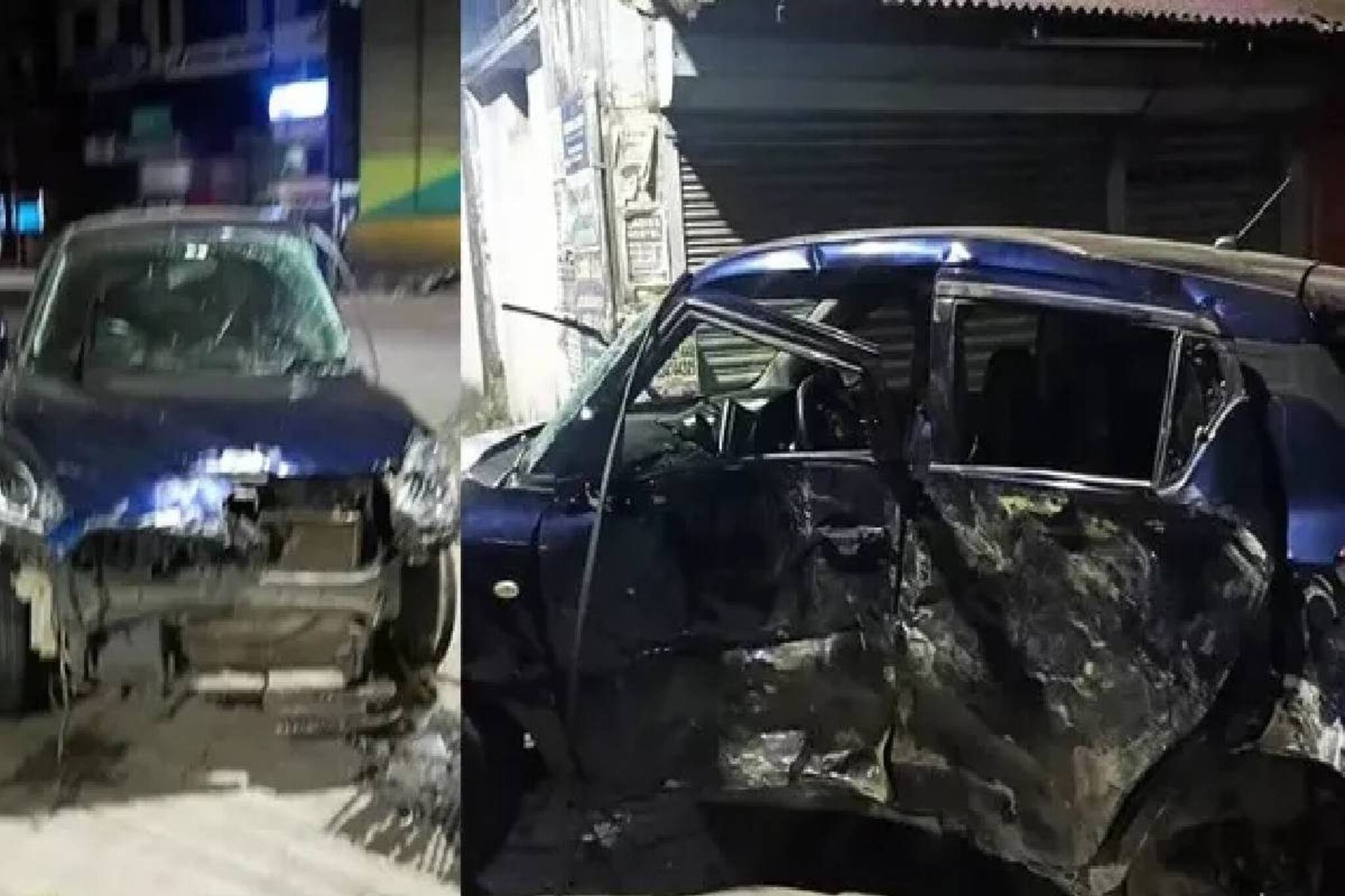 ഇടപ്പള്ളിയില്‍ കാര്‍ മെട്രോ പില്ലറില്‍ ഇടിച്ച് രണ്ടു വിദ്യാർത്ഥികൾ മരിച്ചു; കാറിന്റെ അലോയ് വീല്‍ ഊരിത്തെറിച്ചു