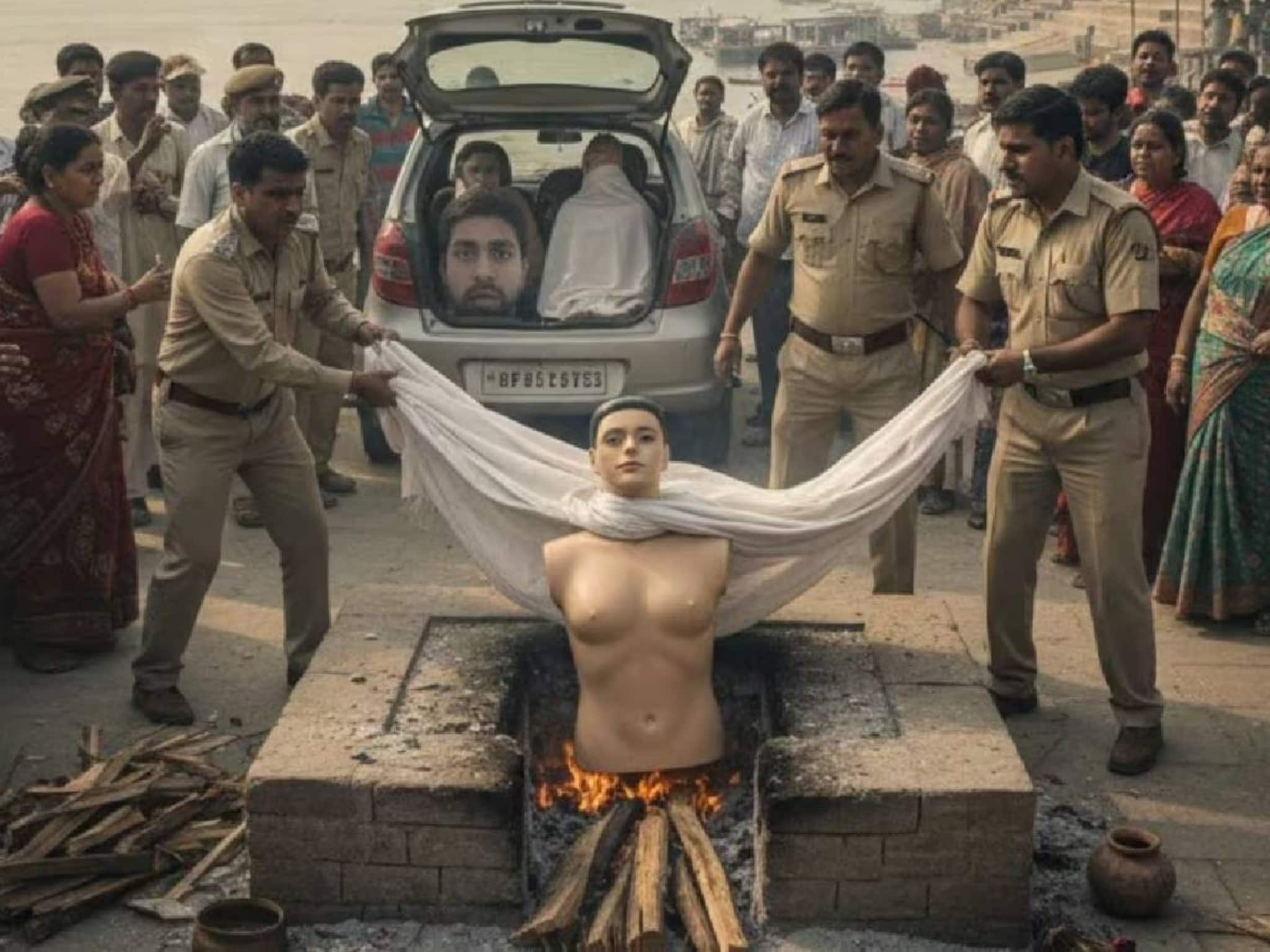 ചിതയ്ക്ക് തീ കൊടുക്കുന്നതിന് തൊട്ടുമുമ്പ് പരിശോധിച്ചപ്പോൾ മൃതദേഹത്തിന് പകരം ഡമ്മി; പൊളിഞ്ഞത് 50 ലക്ഷത്തിന്റെ തട്ടിപ്പ്