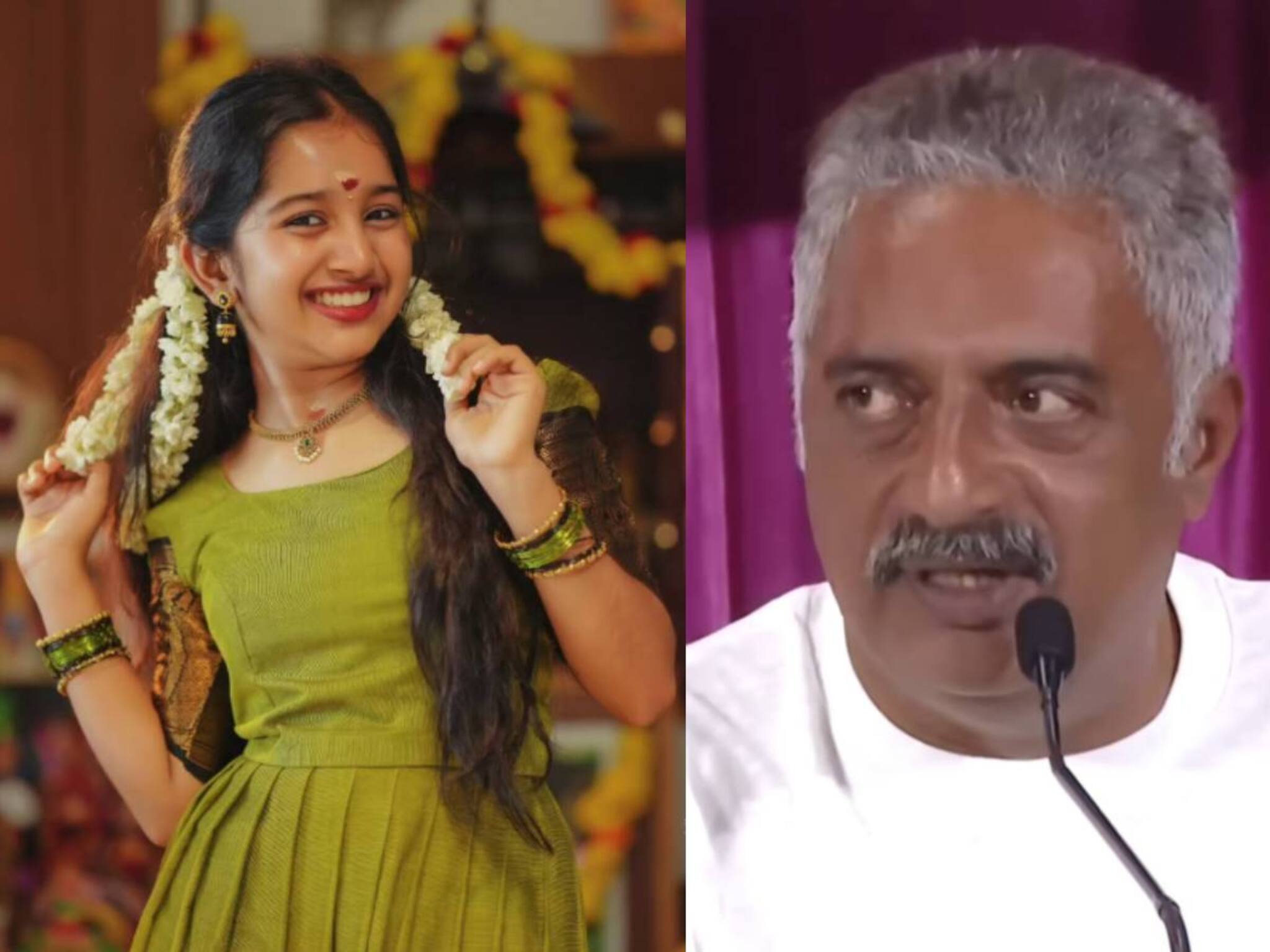 'നിങ്ങൾ കണ്ണടച്ചോളൂ, പക്ഷേ ഇവിടെ മുഴുവൻ ഇരുട്ടാണെന്ന് പറയരുത്'; പ്രകാശ് രാജിനെതിരെ ‘മാളികപ്പുറം’ താരം ദേവനന്ദ