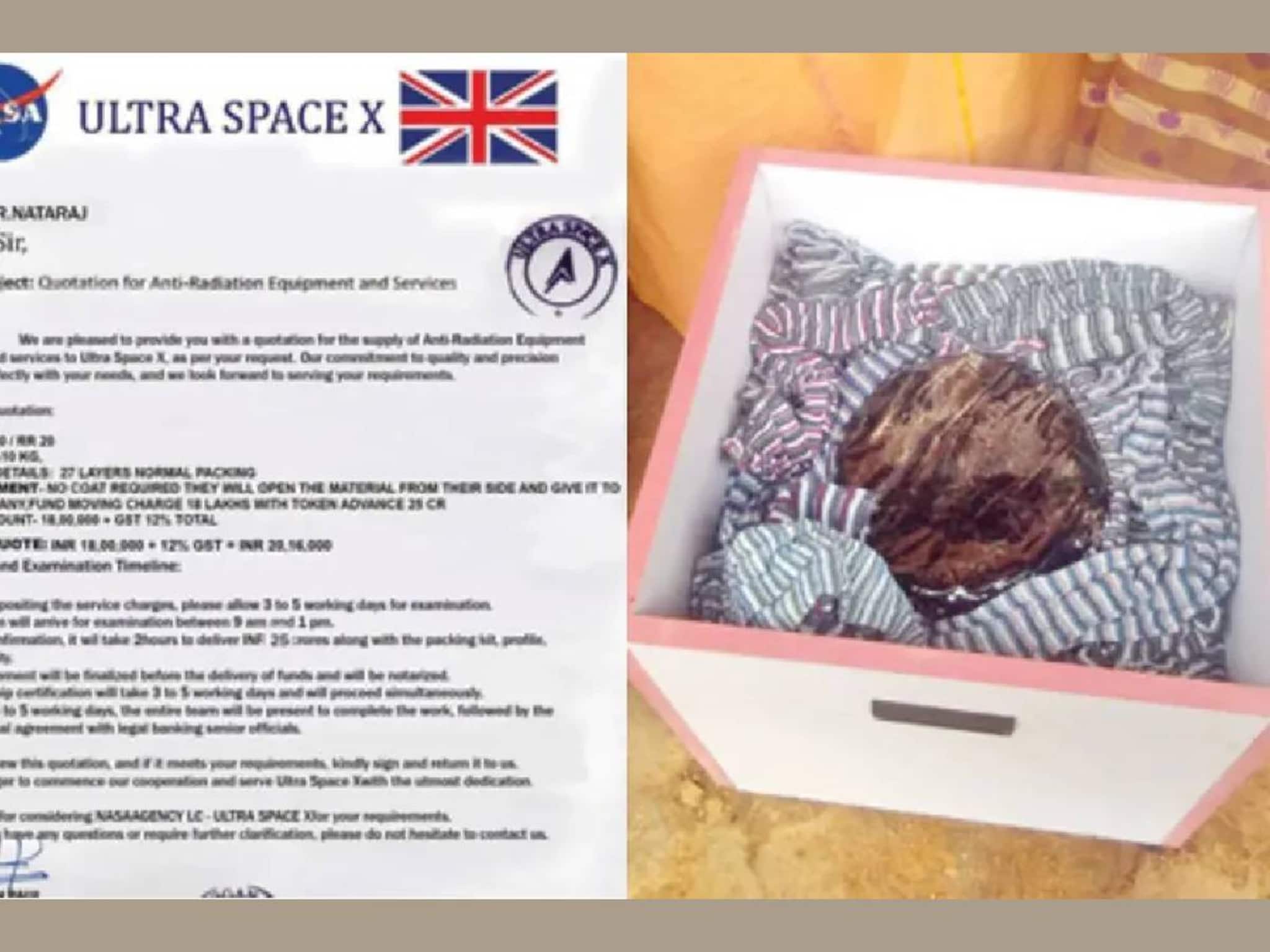 നാസയിൽ നിന്ന് ഇറിഡിയം വാങ്ങാൻ പോയ മലയാളിക്ക് നഷ്‌ടമായത്‌ 75 ലക്ഷം