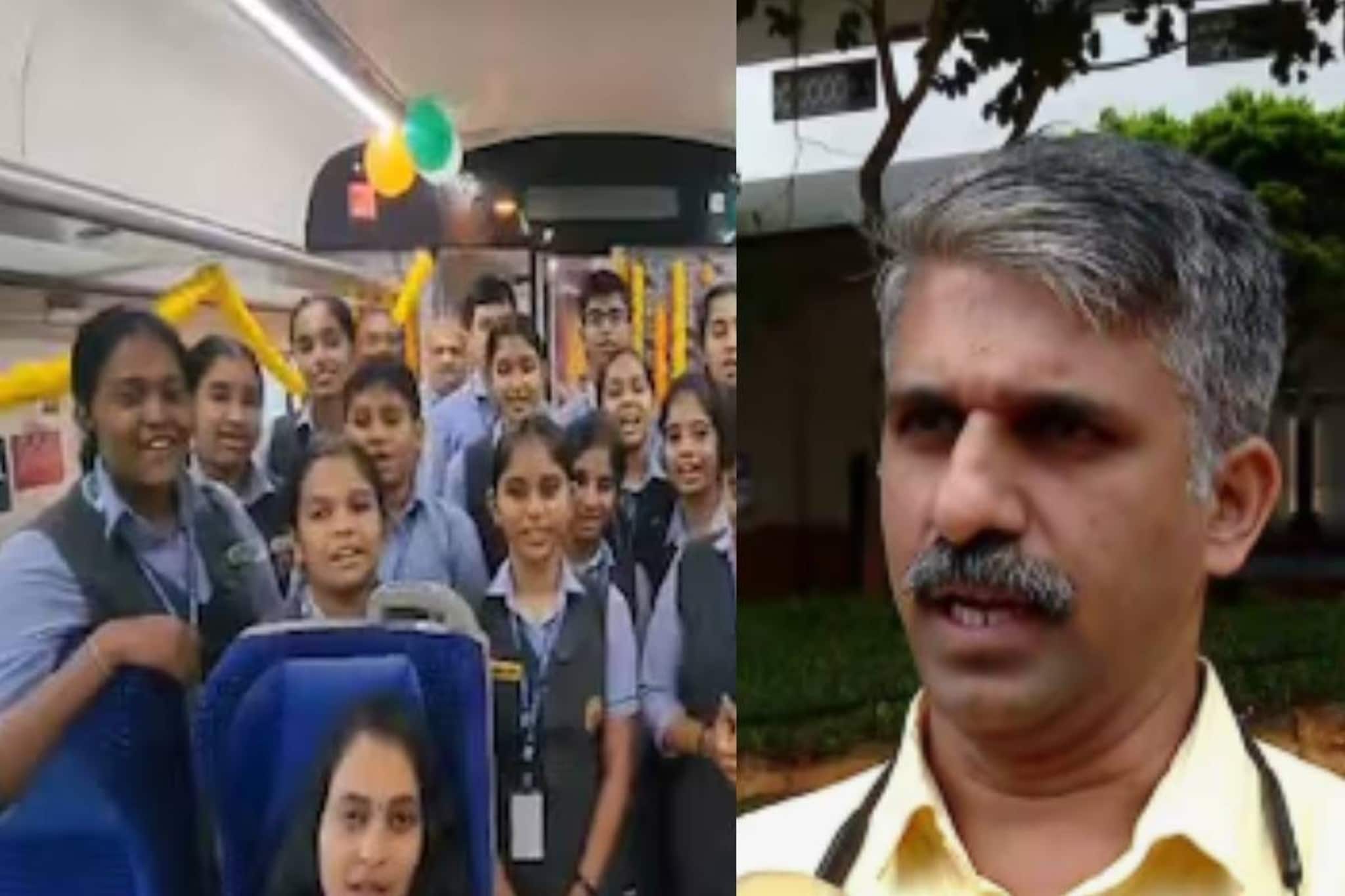 ഗണഗീത വിവാദം: 'നട്ടെല്ലുയർത്തി ആരുടെയും മുന്നിൽ ഭാരതത്തിന് വേണ്ടി ഉറച്ച് നിൽക്കണം'; വിദ്യാർഥികളോട് സ്കൂൾ പ്രിൻസിപ്പൽ