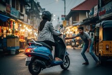 വാട്സാപ് കാമുകിയെ മാളിൽ കാണാനെത്തി; വാഷ്റൂമിൽ പോയി വന്നപ്പോഴേക്കും  സ്കൂട്ടറുമായി കാമുകി മുങ്ങി