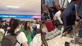 കൊളംബോ എയർപോർട്ടിൽ നിന്നുള്ള ദൃശ്യം കൊളംബോ എയർപോർട്ടിൽ നിന്നുള്ള ദൃശ്യം