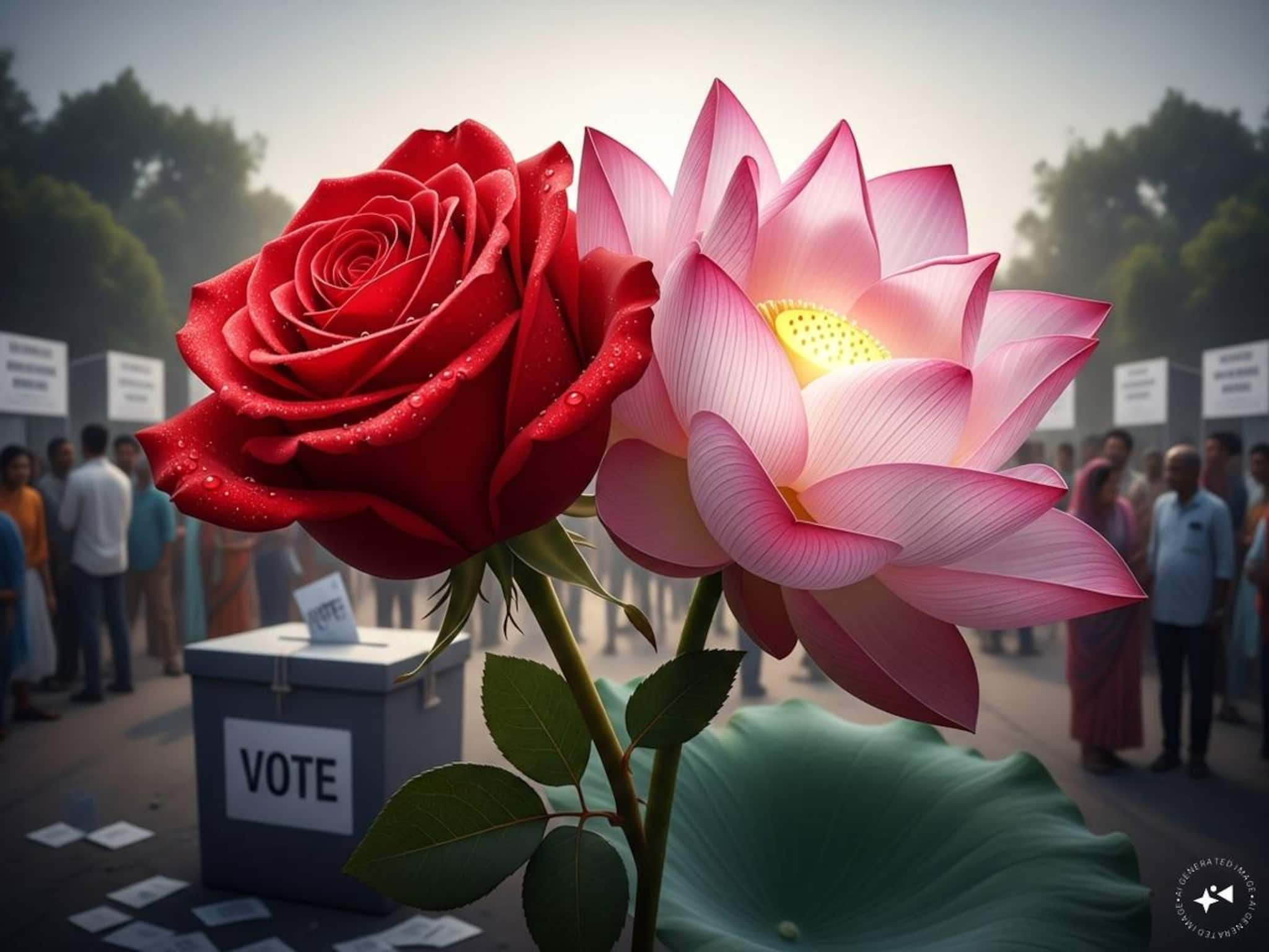 പൂവിനെ പൂ എടുക്കുമോ? തിരുവനന്തപുരം കോർപറേഷനിൽ താമരയെ തളയ്ക്കാൻ 10 വാർഡിൽ റോസാപ്പൂ മുന്നണി