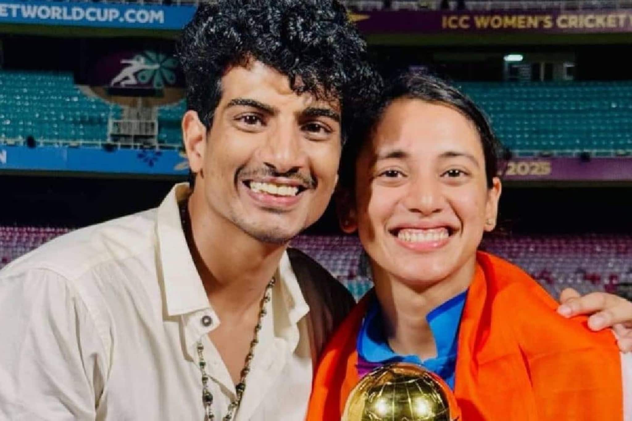 സ്മൃതി മന്ദാനയുടെ പിതാവിന് ഹൃദയാഘാതം; പലാഷ് മുച്ചലുമായുള്ള വിവാഹം മാറ്റിവച്ചു സ്മൃതി മന്ദാനയുടെ പിതാവിന് ഹൃദയാഘാതം; പലാഷ് മുച്ചലുമായുള്ള വിവാഹം മാറ്റിവച്ചു