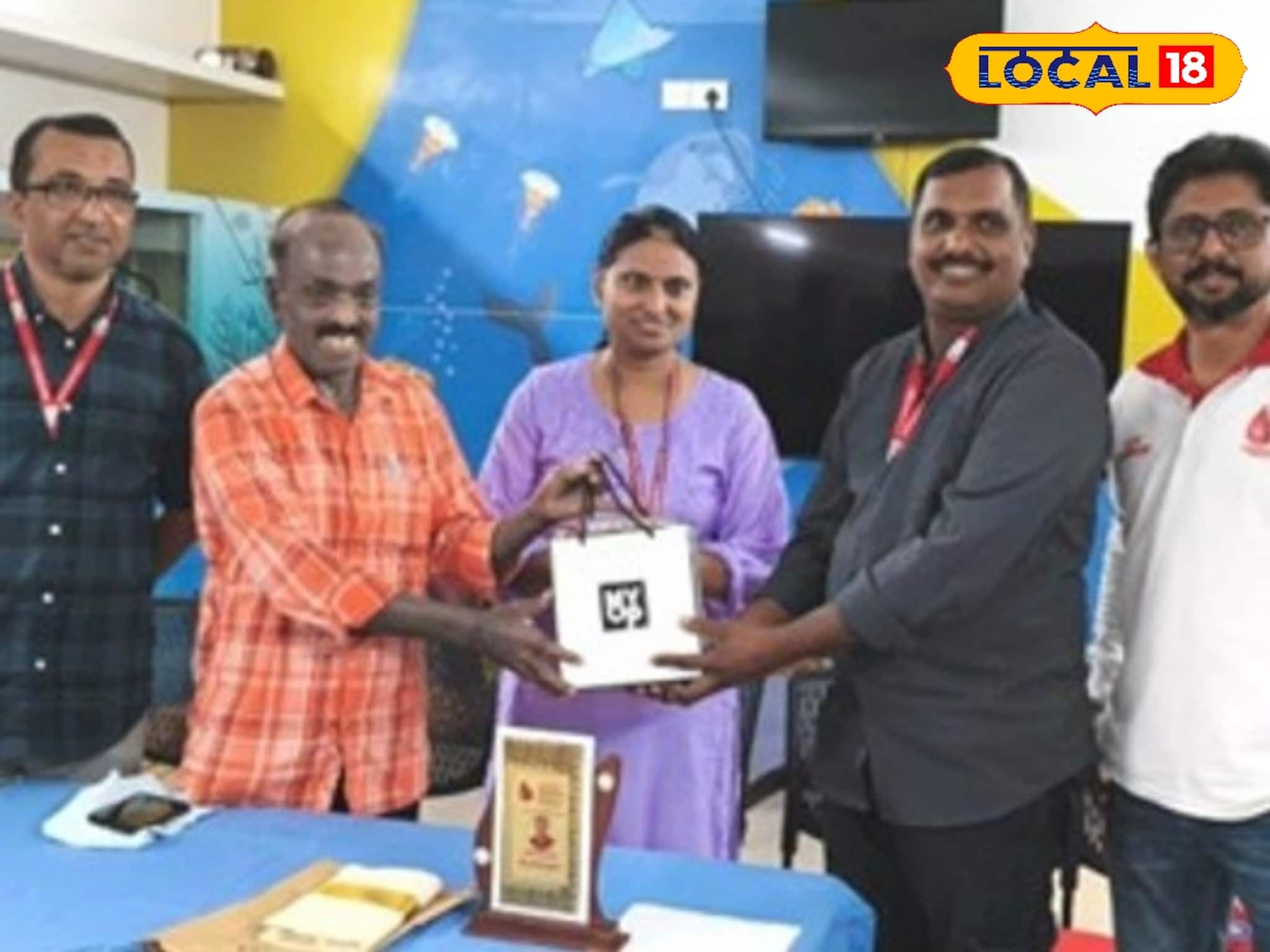 രക്തദാനത്തില്‍ സെഞ്ച്വറി അടിച്ച് തലശ്ശേരി താലൂക്ക് ജോ. സെക്രട്ടറി സുഗീഷ് പുല്ലോടി