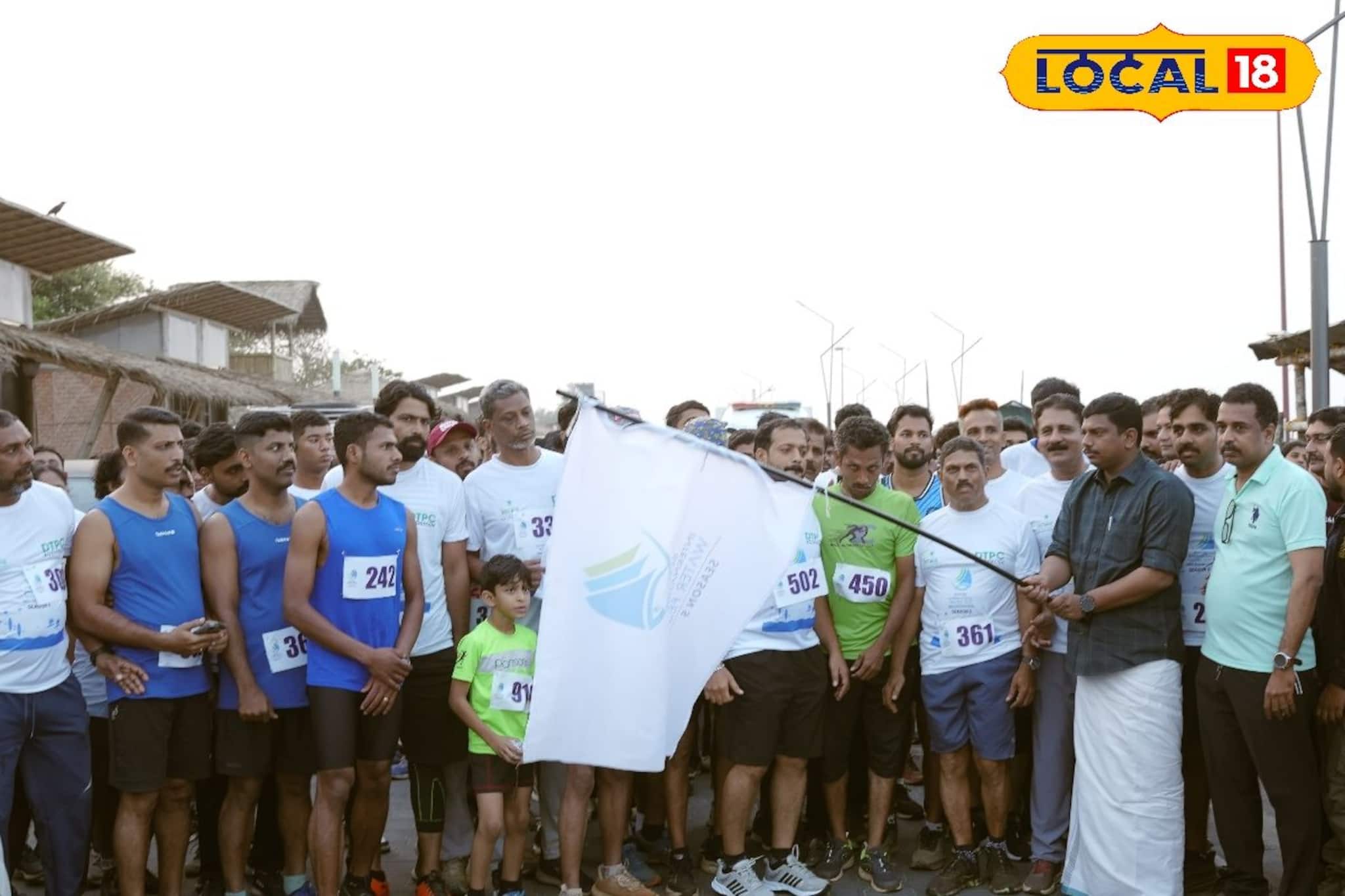 500 പേർ, 13 കിലോമീറ്റർ! ബേപ്പൂർ മാരത്തോണിൽ കരുത്തുകാട്ടി വിഷ്ണുവും ജിൻസിയും