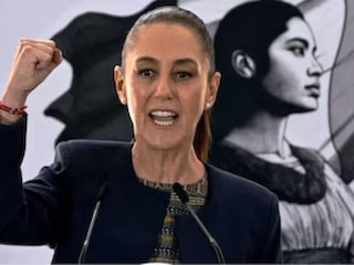 മെക്സിക്കൻ പ്രസിഡന്റ് ക്ലോഡിയ ഷെയിൻബോം