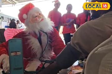 സാന്തയുടെ കൈയ്യിൽ മധുരത്തിനൊപ്പം സ്റ്റെതസ്കോപ്പും! തമ്പാനൂർ കെഎസ്ആർടിസി ഡിപ്പോയിൽ വേറിട്ട ക്രിസ്മസ് ആഘോഷം