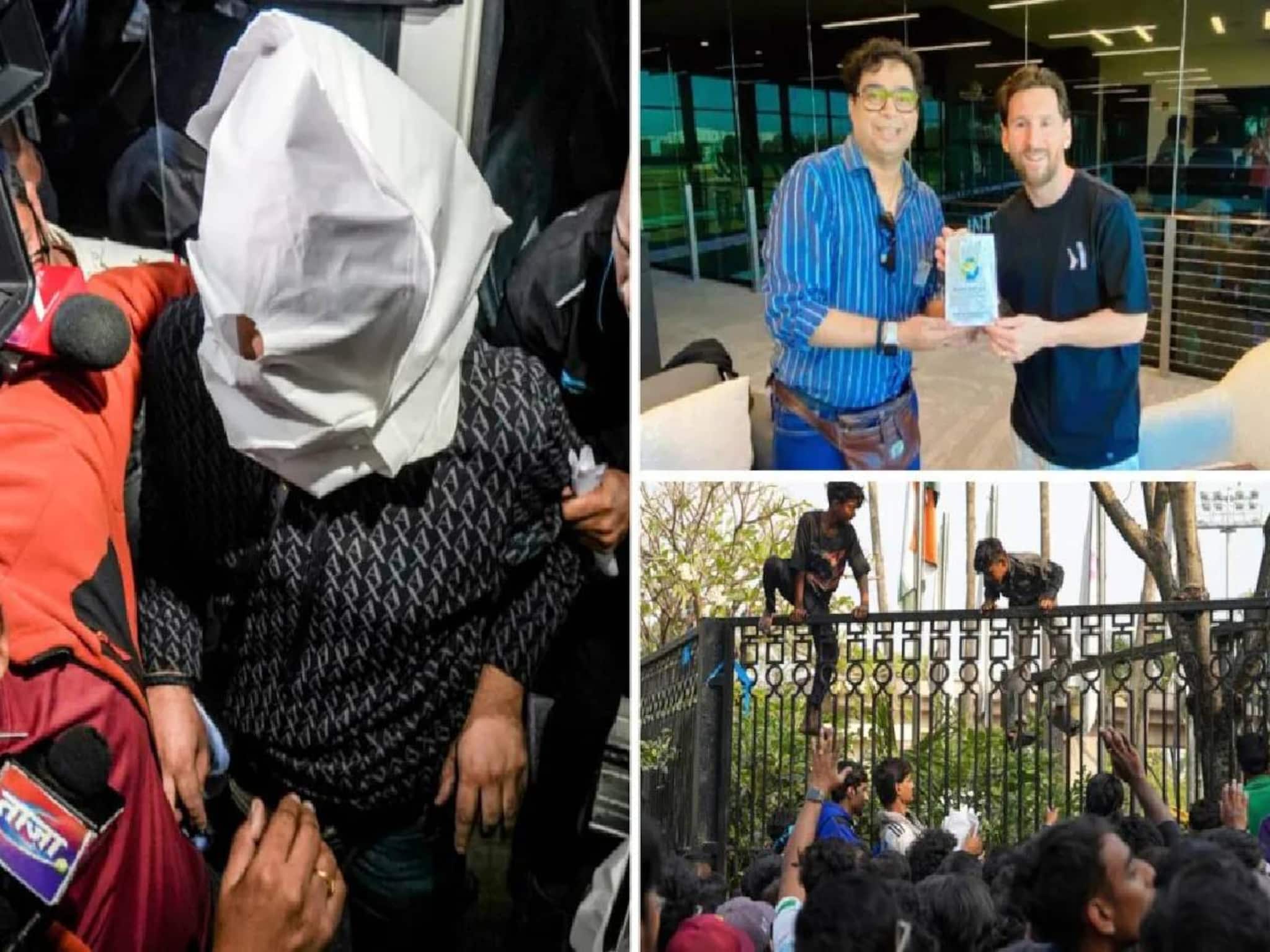 ലയണൽ മെസ്സിയുടെ കൊൽക്കത്ത പരിപാടിയുടെ മുഖ്യ സംഘാടകൻ അറസ്റ്റിൽ; ടിക്കറ്റ് ഫീസ് റീ ഫണ്ട് ചെയ്യും ലയണൽ മെസ്സിയുടെ കൊൽക്കത്ത പരിപാടിയുടെ മുഖ്യ സംഘാടകൻ അറസ്റ്റിൽ; ടിക്കറ്റ് ഫീസ് റീ ഫണ്ട് ചെയ്യും