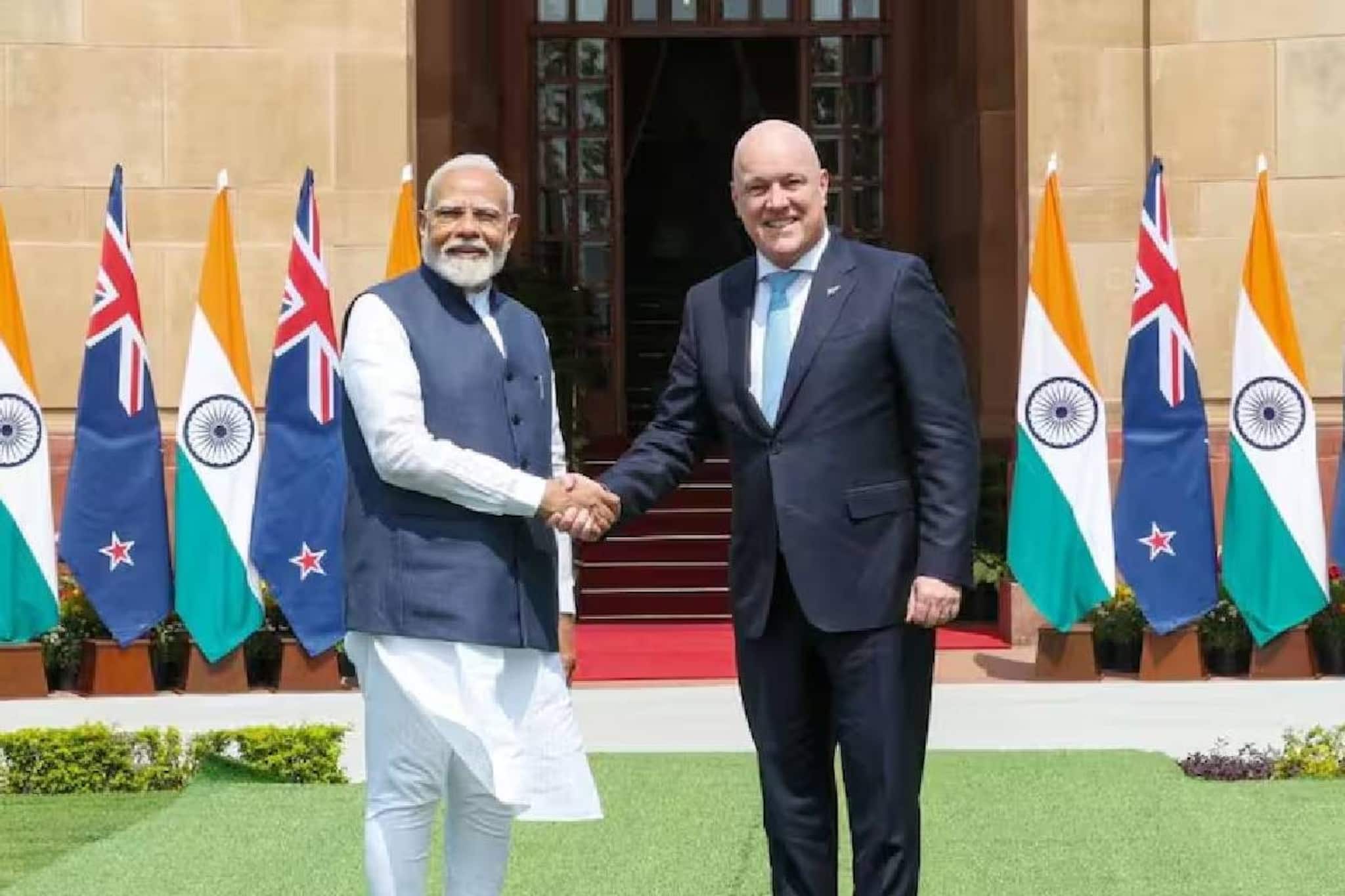 ഇന്ത്യയുമായുള്ള സ്വതന്ത്ര വ്യാപാര കരാറിനെ പ്രശംസിച്ച് ന്യൂസിലന്‍ഡ് പ്രധാനമന്ത്രി