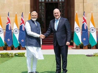 പ്രധാനമന്ത്രി നരേന്ദ്ര മോദിക്കൊപ്പം ന്യൂസിലന്‍ഡ് പ്രധാനമന്ത്രി ക്രിസ്റ്റഫര്‍ ലക്‌സണ്‍