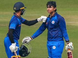 സെഞ്ചുറി പൂർത്തിയാക്കിയ വൈഭവ് സൂര്യവംശി  (PTI)