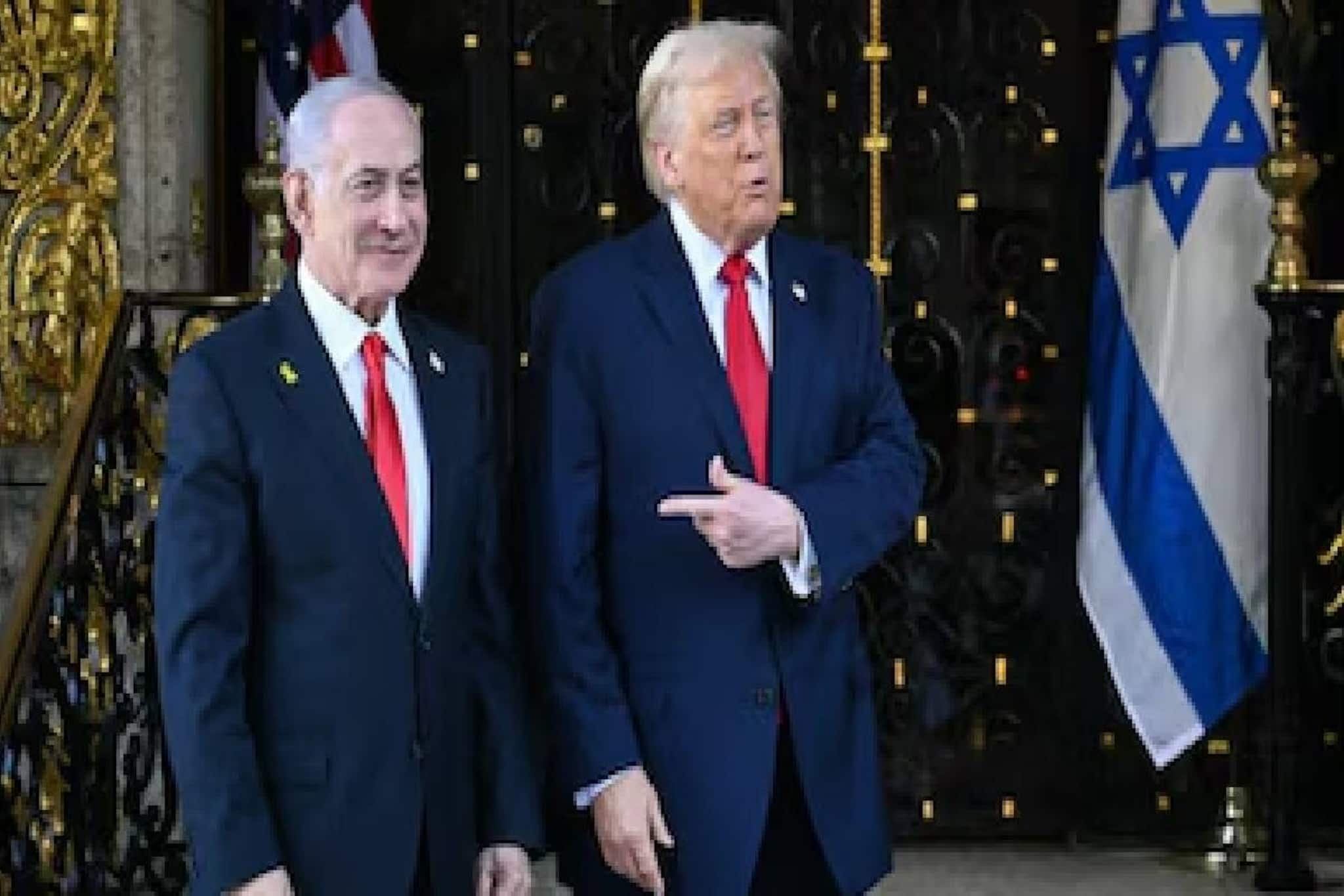 'നെതന്യാഹു ഇല്ലായിരുന്നെങ്കിൽ ഇസ്രായേൽ ഉണ്ടാകില്ലായിരുന്നു'; ഇസ്രായേൽ പ്രധാനമന്ത്രിയെ വാനോളം പുകഴ്ത്തി ട്രംപ് 'നെതന്യാഹു ഇല്ലായിരുന്നെങ്കിൽ ഇസ്രായേൽ ഉണ്ടാകില്ലായിരുന്നു'; ഇസ്രായേൽ പ്രധാനമന്ത്രിയെ വാനോളം പുകഴ്ത്തി ട്രംപ്