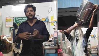 യുവക്ഷീര കർഷകൻ വിഷ്ണുവിന്റെ പ്രതിഷേധം