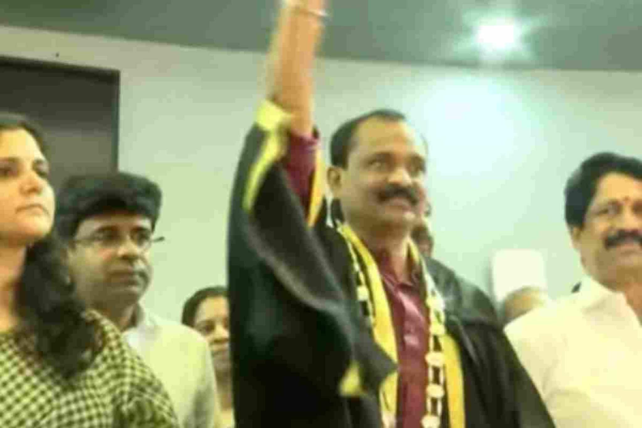 51 വോട്ടിൽ ബിജെപി തലസ്ഥാനം പിടിച്ചു; വിവി രാജേഷ് മേയർ; 2 കോൺഗ്രസ് വോട്ട് അസാധു