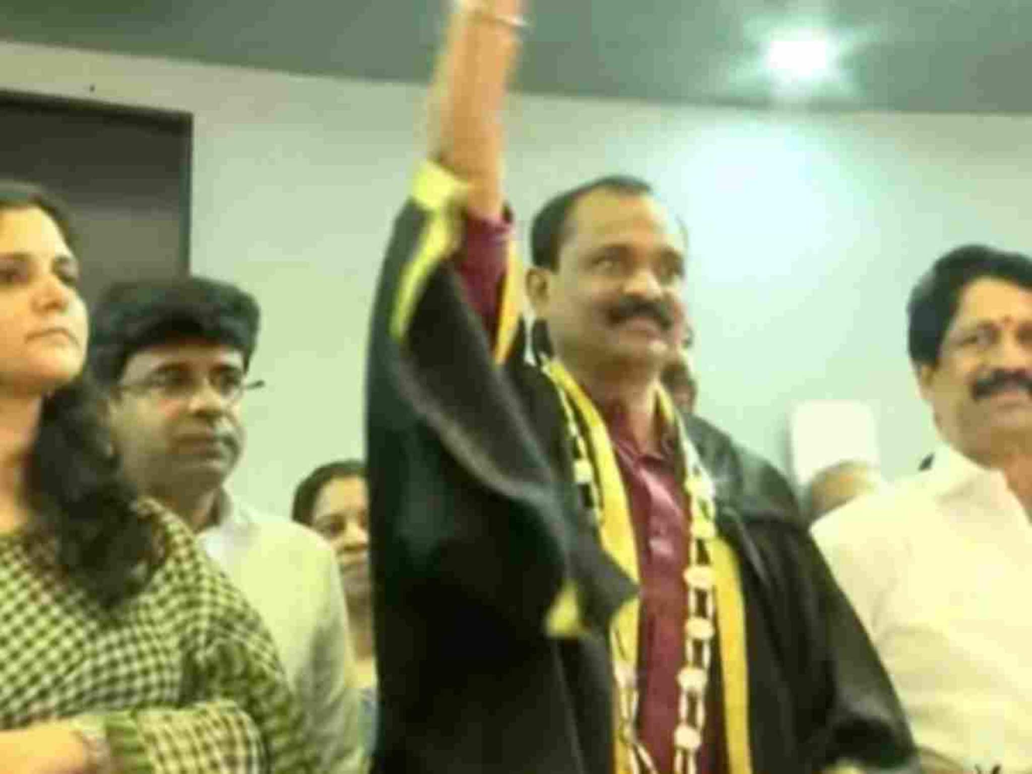 51 വോട്ടിൽ ബിജെപി തലസ്ഥാനം പിടിച്ചു; വിവി രാജേഷ് മേയർ; 2 കോൺഗ്രസ് വോട്ട് അസാധു