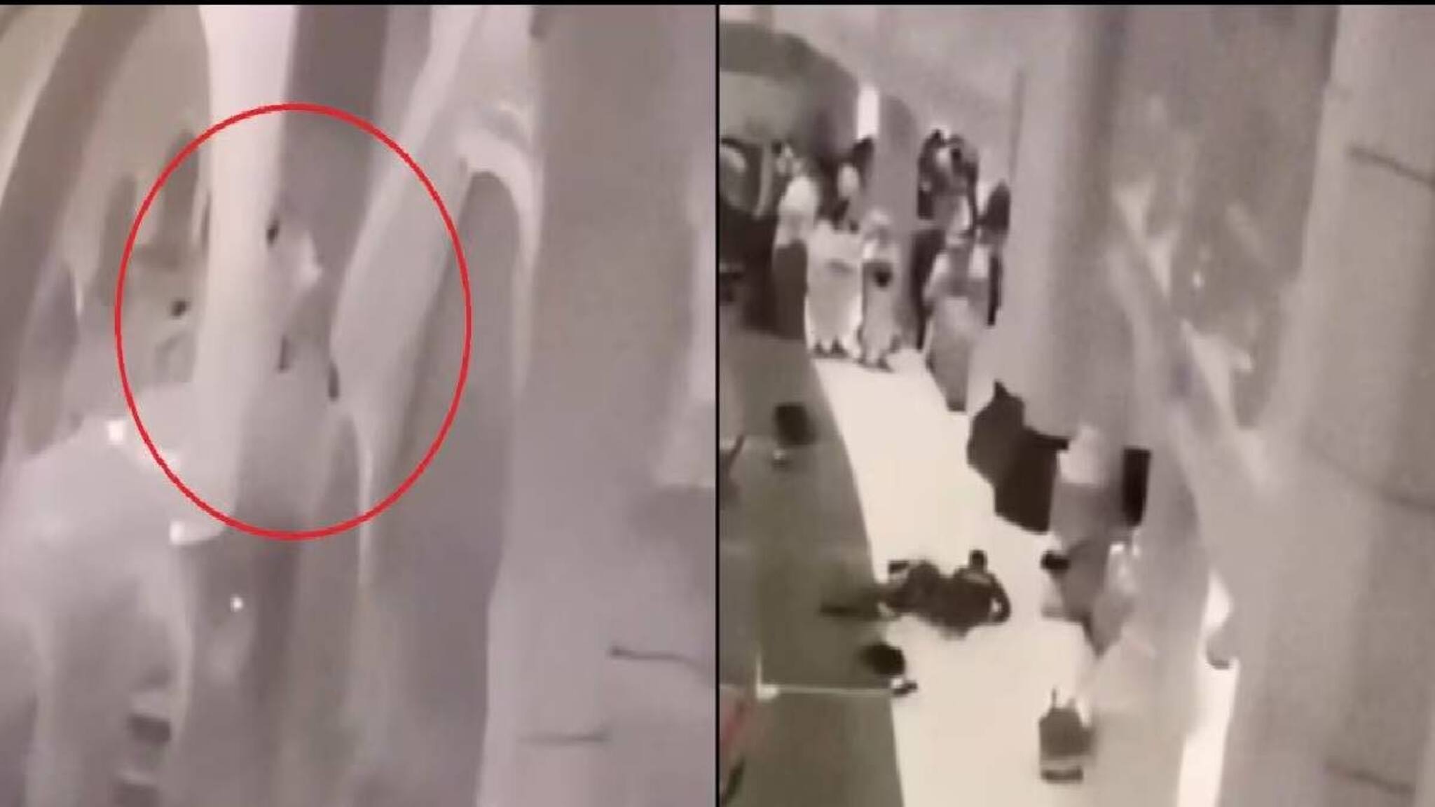 മക്കയിലെ ഗ്രാൻഡ് മോസ്കിൽ ജീവനൊടുക്കാൻ ശ്രമിച്ചയാളെ സാഹസികമായി രക്ഷപെടുത്തി സുരക്ഷാ ഉദ്യോഗസ്ഥൻ