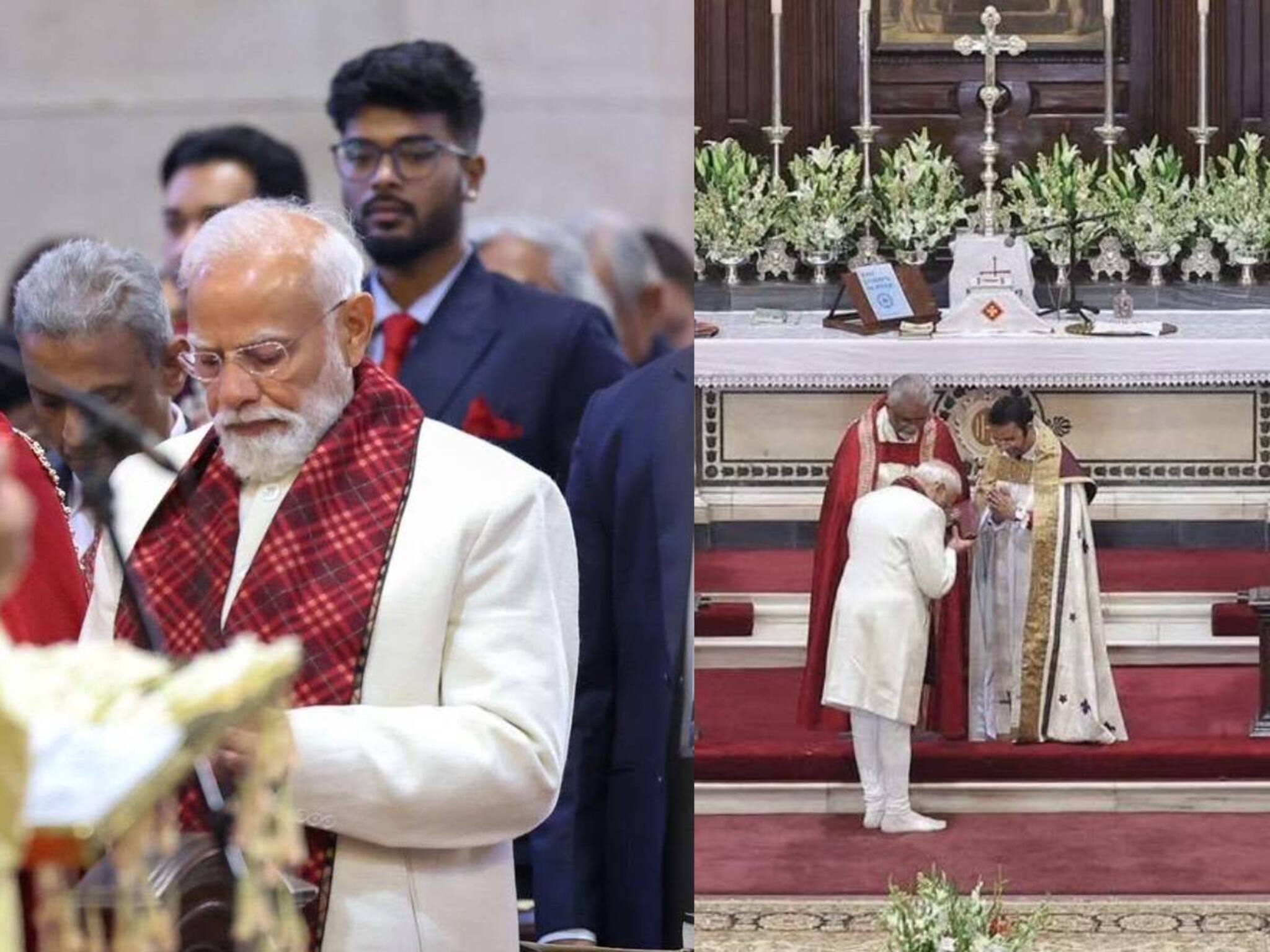 'ക്രിസ്മസിന്റെ ആവേശം സമൂഹത്തിൽ ഐക്യവും നന്മയും പ്രചോദിപ്പിക്കട്ടെ'; ഡൽഹിയിൽ ക്രിസ്മസ് ശുശ്രൂഷയിൽ പ്രധാനമന്ത്രി