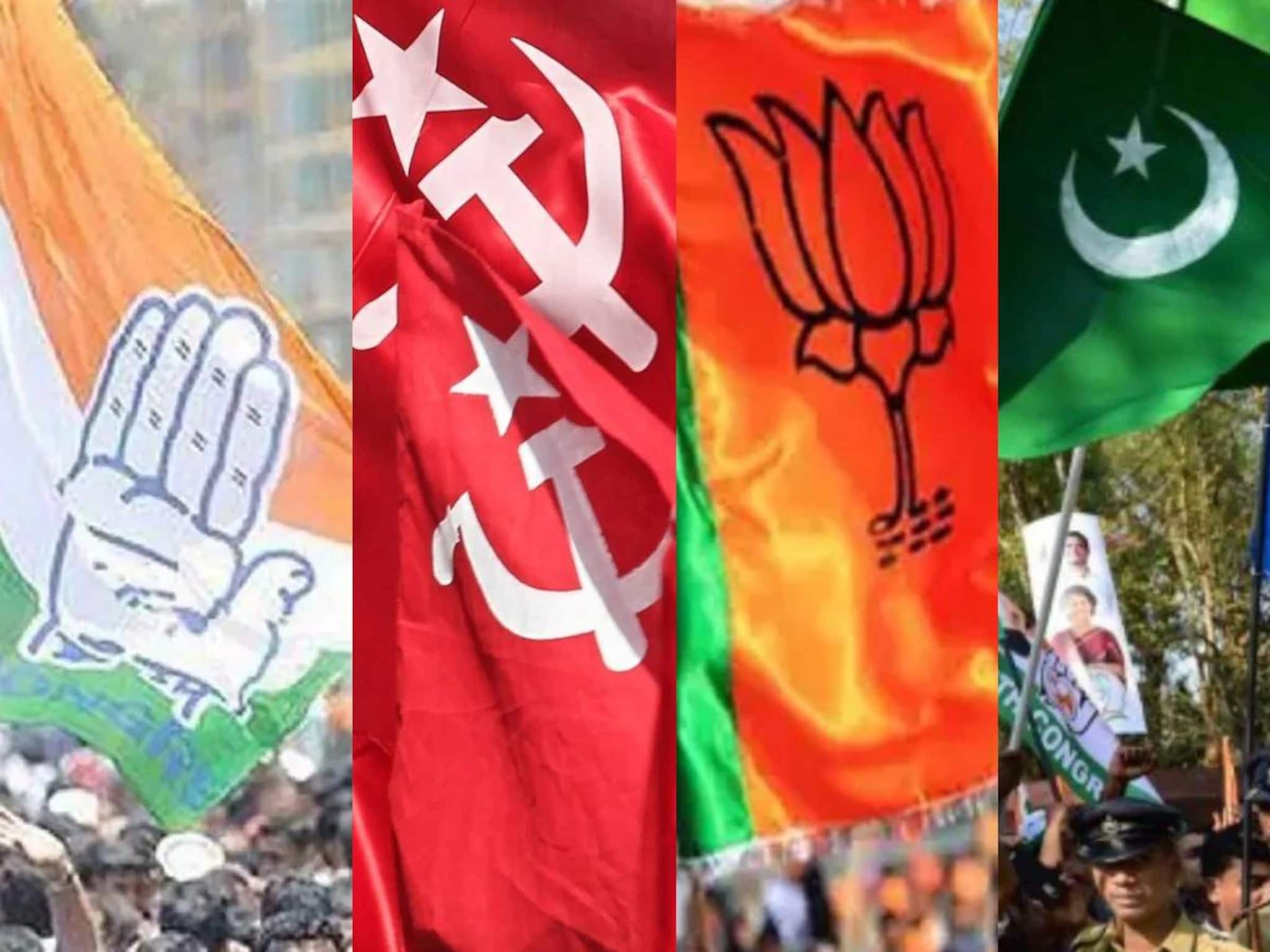 വോട്ടുവിഹിതത്തിൽ കോൺഗ്രസ് ഒന്നാമത്, രണ്ടാമത് സിപിഎം, ബിജെപിയും ലീഗും മൂന്നും നാലും സ്ഥാനങ്ങളിൽ