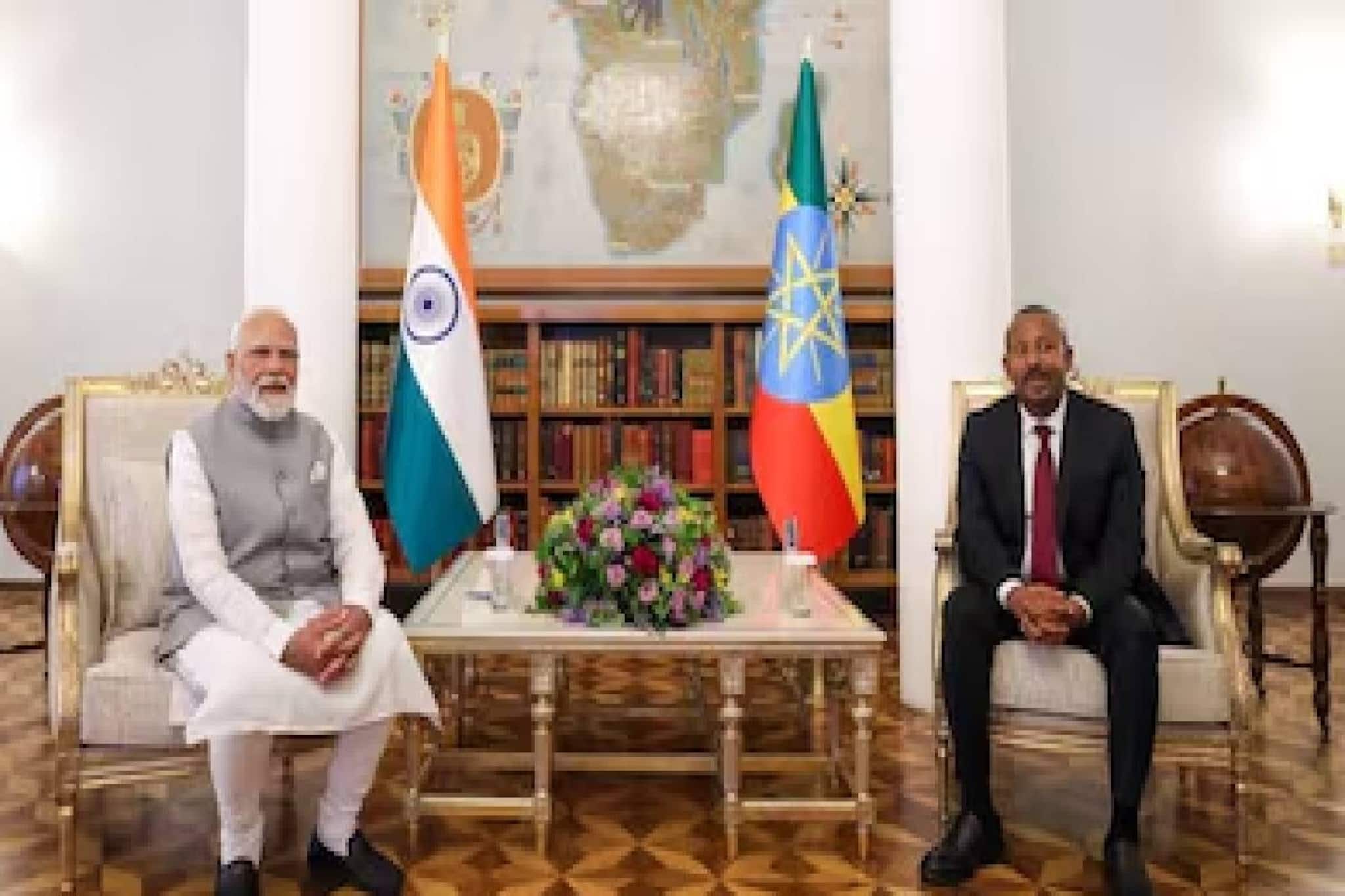 ഇന്ത്യയും എത്യോപ്യയും 2000 വർഷത്തെ ബന്ധം ഊഷ്മളമാക്കി നരേന്ദ്ര മോദിക്ക് പരമോന്നത ബഹുമതി