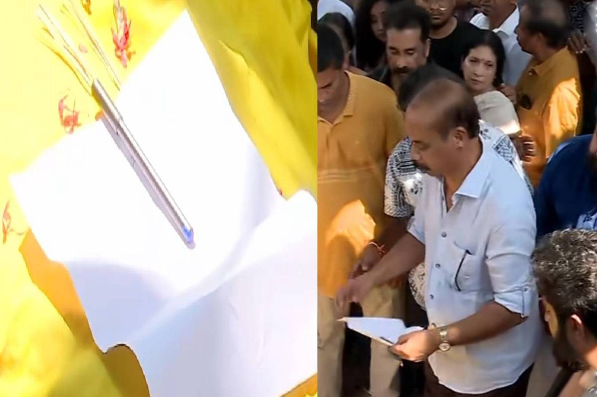 ശ്രീനിവാസന്റെ ഭൗതികദേഹത്തിൽ പേനയും പേപ്പറും സമർപ്പിച്ച് സംവിധായകൻ സത്യൻ അന്തിക്കാട്