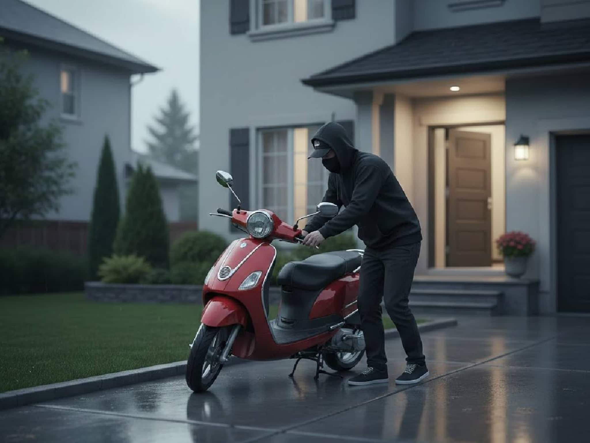 എന്തൊരു മാന്യൻ! വീട്ടുമുറ്റത്തിരുന്ന സ്കൂട്ടർ എടുത്തതുപോലെ മോഷ്ടാവ് തിരികെ വച്ചു; പരാതിയില്ലെന്ന് വീട്ടുകാർ എന്തൊരു മാന്യൻ! വീട്ടുമുറ്റത്തിരുന്ന സ്കൂട്ടർ എടുത്തതുപോലെ മോഷ്ടാവ് തിരികെ വച്ചു; പരാതിയില്ലെന്ന് വീട്ടുകാർ