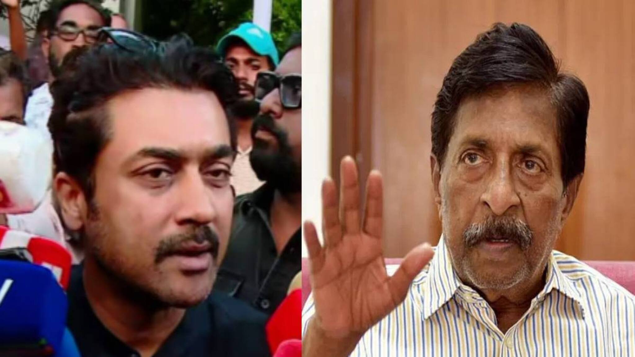 'ശ്രീനിവാസന്റെ ആരാധകനായിരുന്നു ഞാൻ'; സൂര്യ അന്ത്യാഞ്ജലി അർപ്പിക്കാൻ കണ്ടനാട്ടെ വീട്ടിലെത്തി