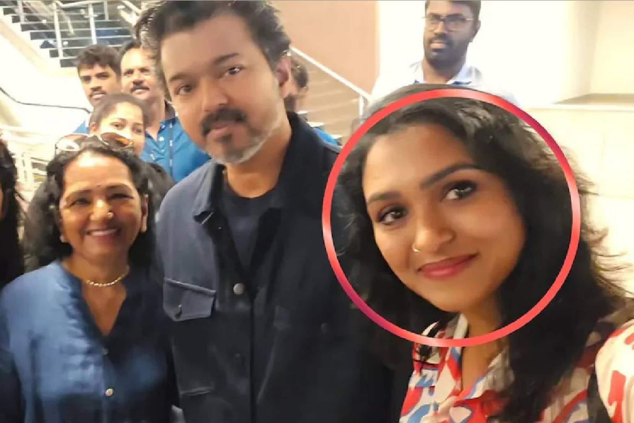 ശ്രദ്ധനേടി വിജയ്‌യുടെയും അമ്മയുടെയും ഒപ്പമുള്ള യുവതി; നടനുമായി അവർക്കുള്ള ബന്ധം ചർച്ചയാവുന്നു