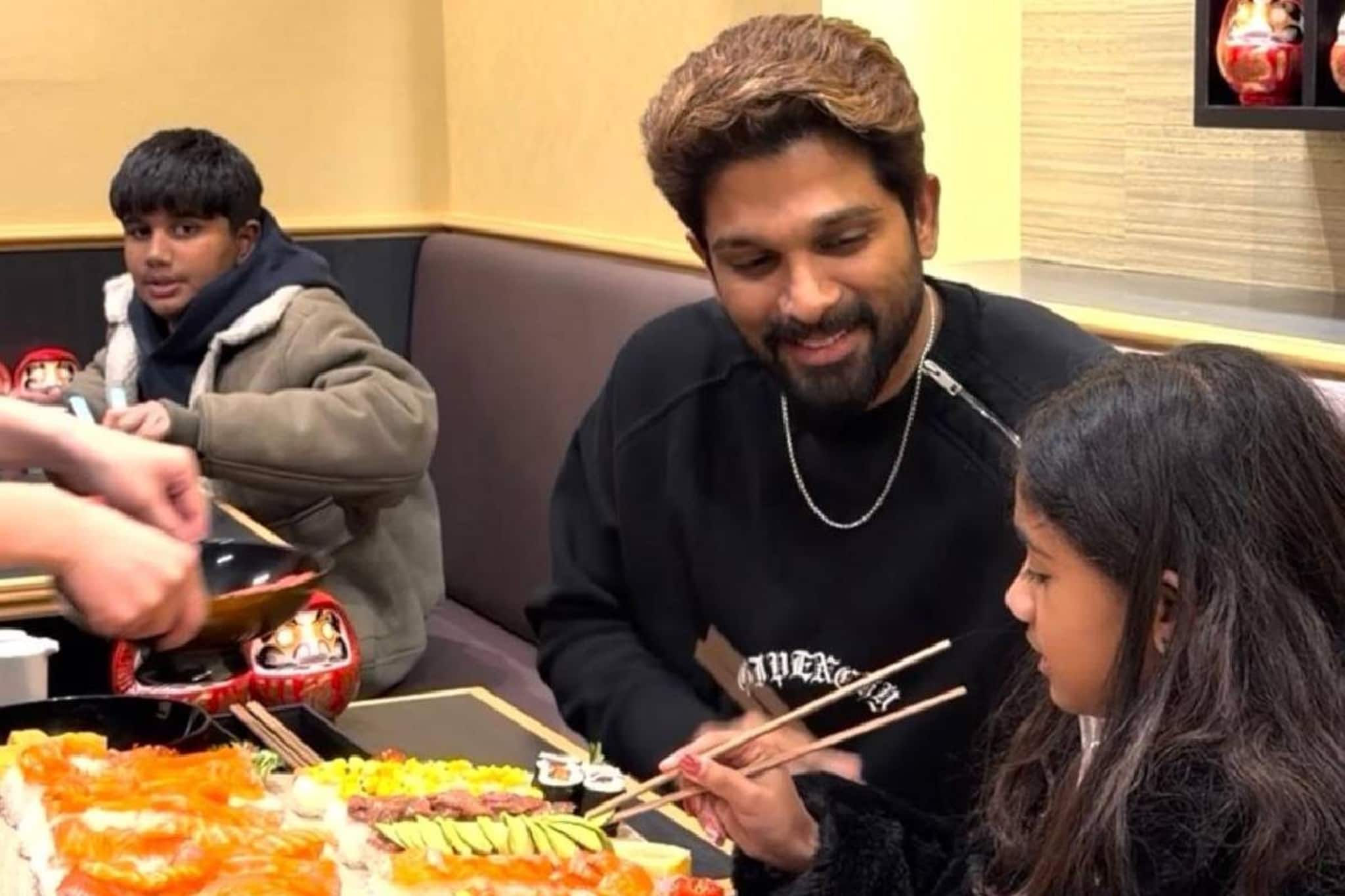 ജപ്പാനിലും 'പുഷ്പ' തരംഗം; അല്ലു അർജുന് ആദരമായി പ്രത്യേക 'സുഷി' വിഭവമൊരുക്കി ജപ്പാനിലെ റെസ്റ്റോറന്‍റ്