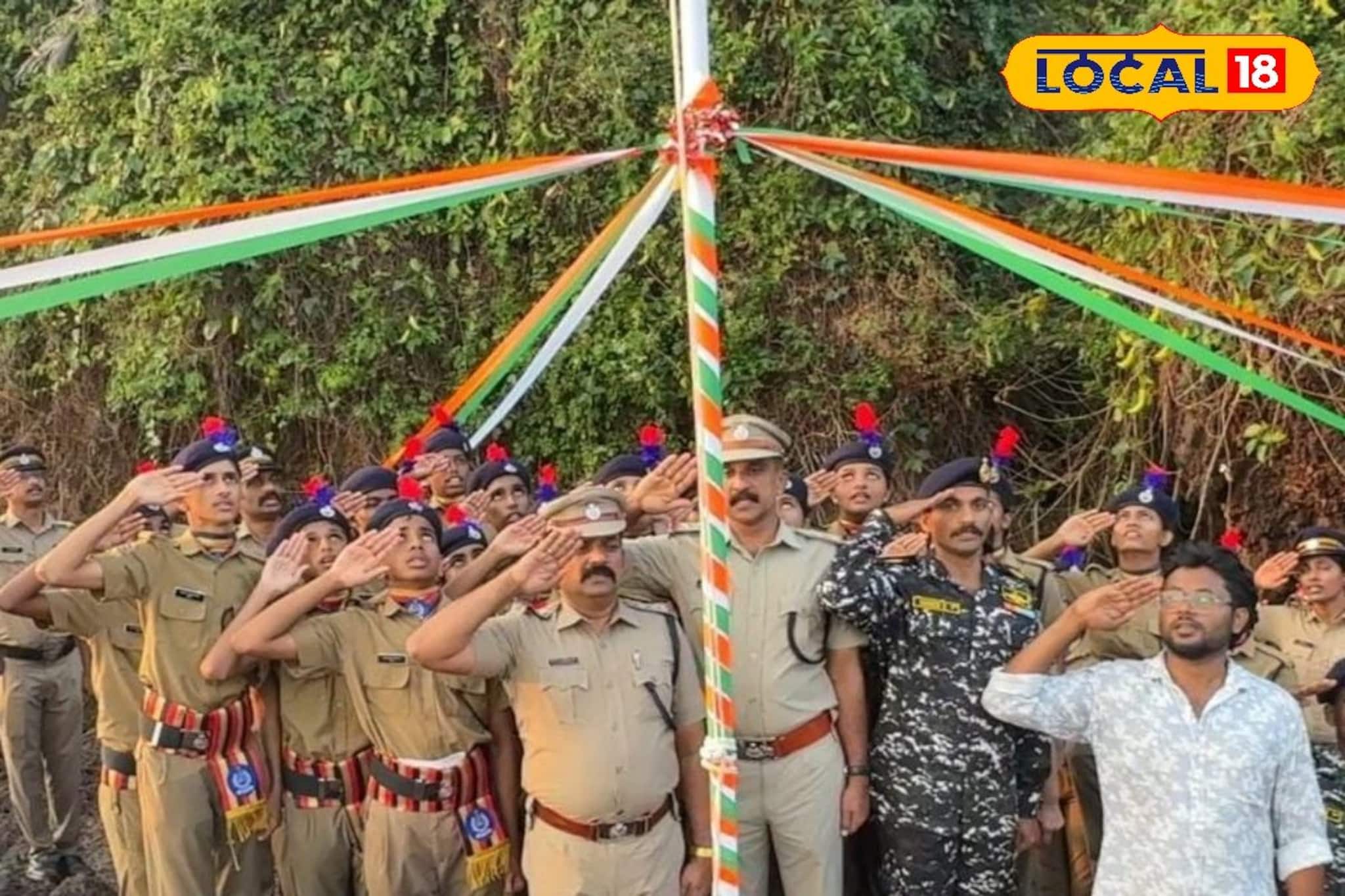 ദ്വീപുകൾക്ക് കാവലായി ഇന്ത്യൻ പതാക; തലശ്ശേരി തീരത്ത് കോസ്റ്റൽ പോലീസിൻ്റെ കരുത്തുറ്റ ചുവടുവെപ്പ്