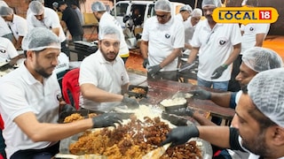 ബിരിയാണി ചലഞ്ചിനായുള്ള ഒരുക്കങ്ങൾ